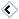 A diamond with a black  arrow pointing left