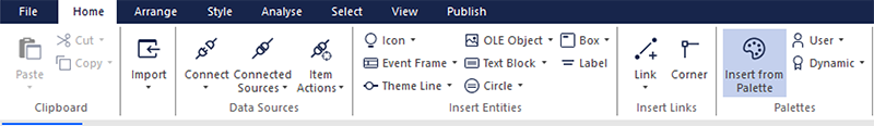Insert from Palette Home