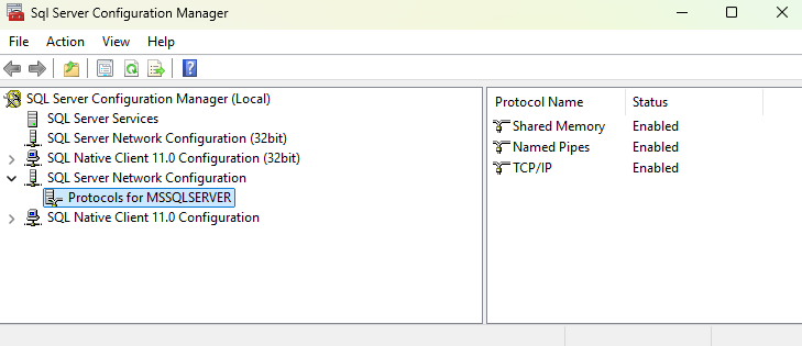 SQL Server Configuration Manager