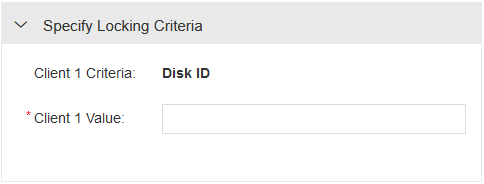 The EMS prompt for the locking code of an unconnected workstation