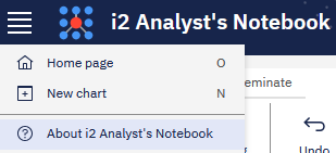 Web client about menu link