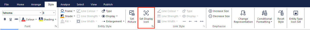 Set Display Icon