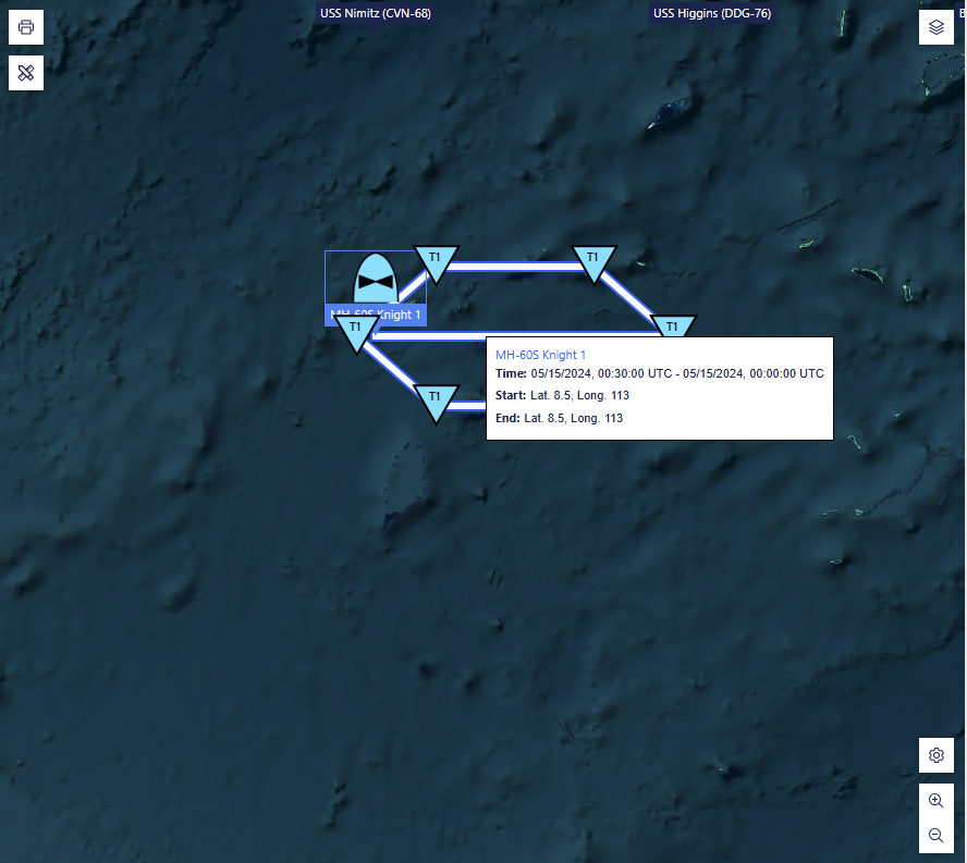 Track summary popover