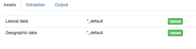 Cluster configuration assets