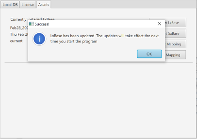 LxBase update success