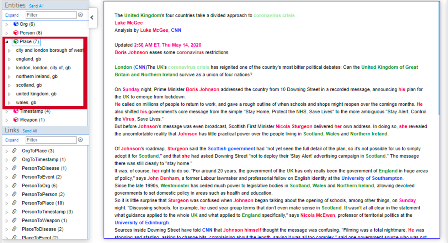 Normalization candidates