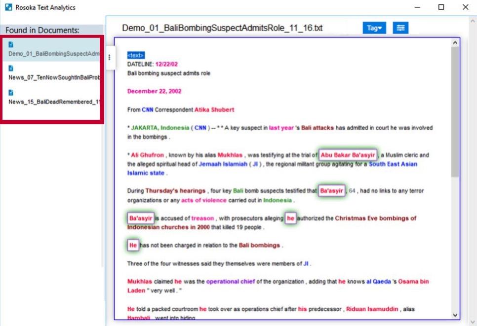 Entity source documents