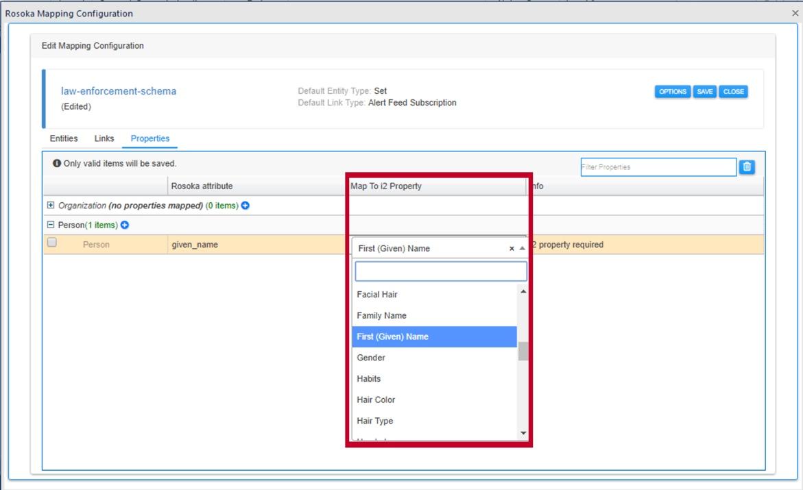 Select i2 property type