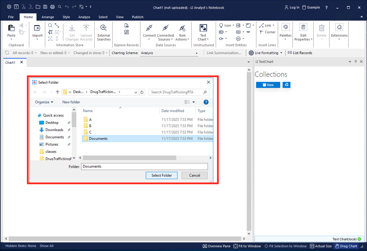 Select files to import