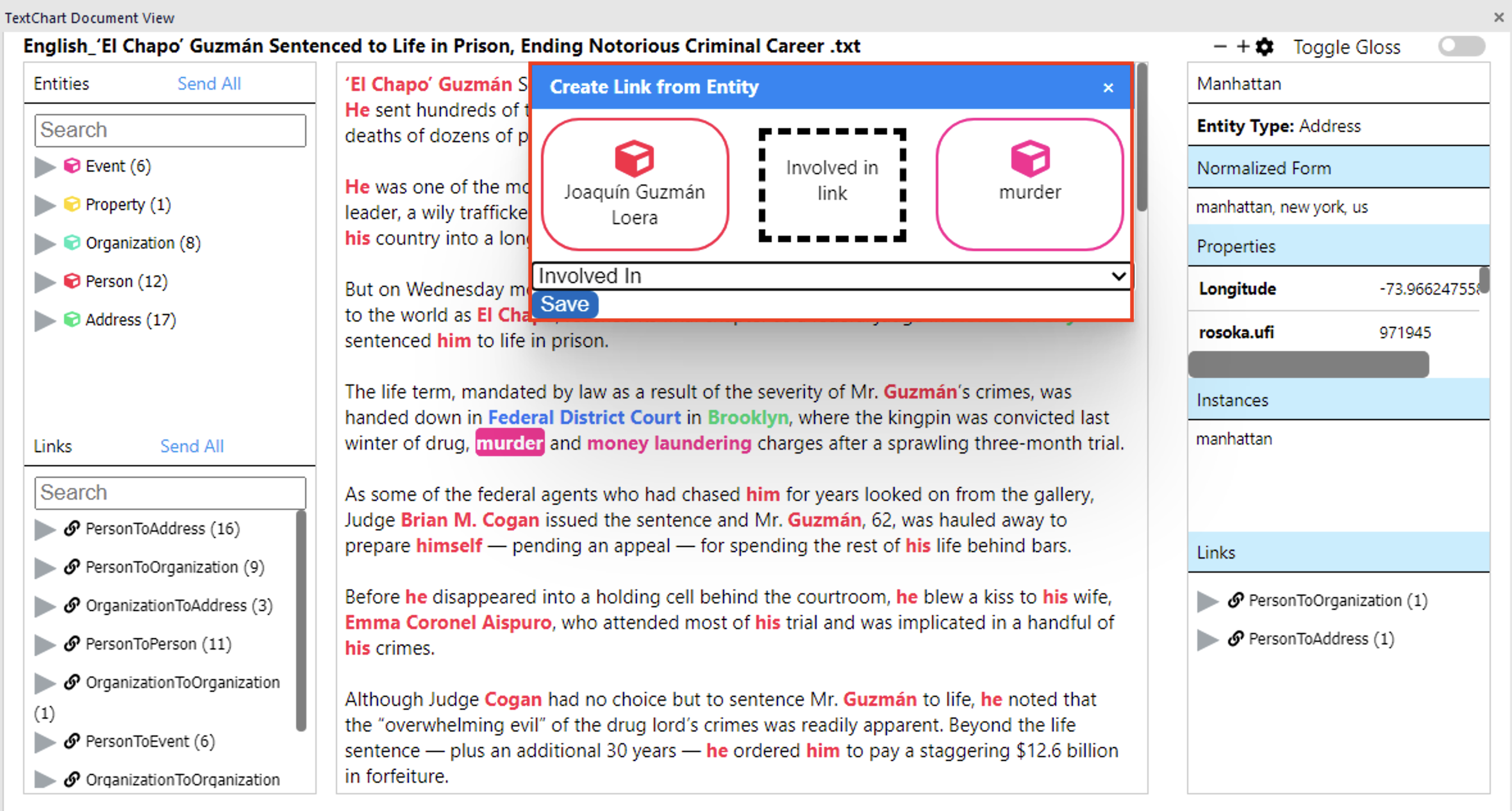 Tag Link Tool save